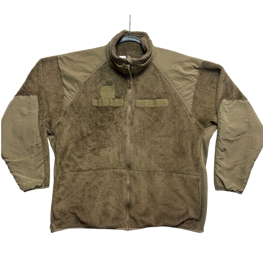 Peckham Fleece Jacket Men XL Brown Gen III ECWCS Level 3 Tactical